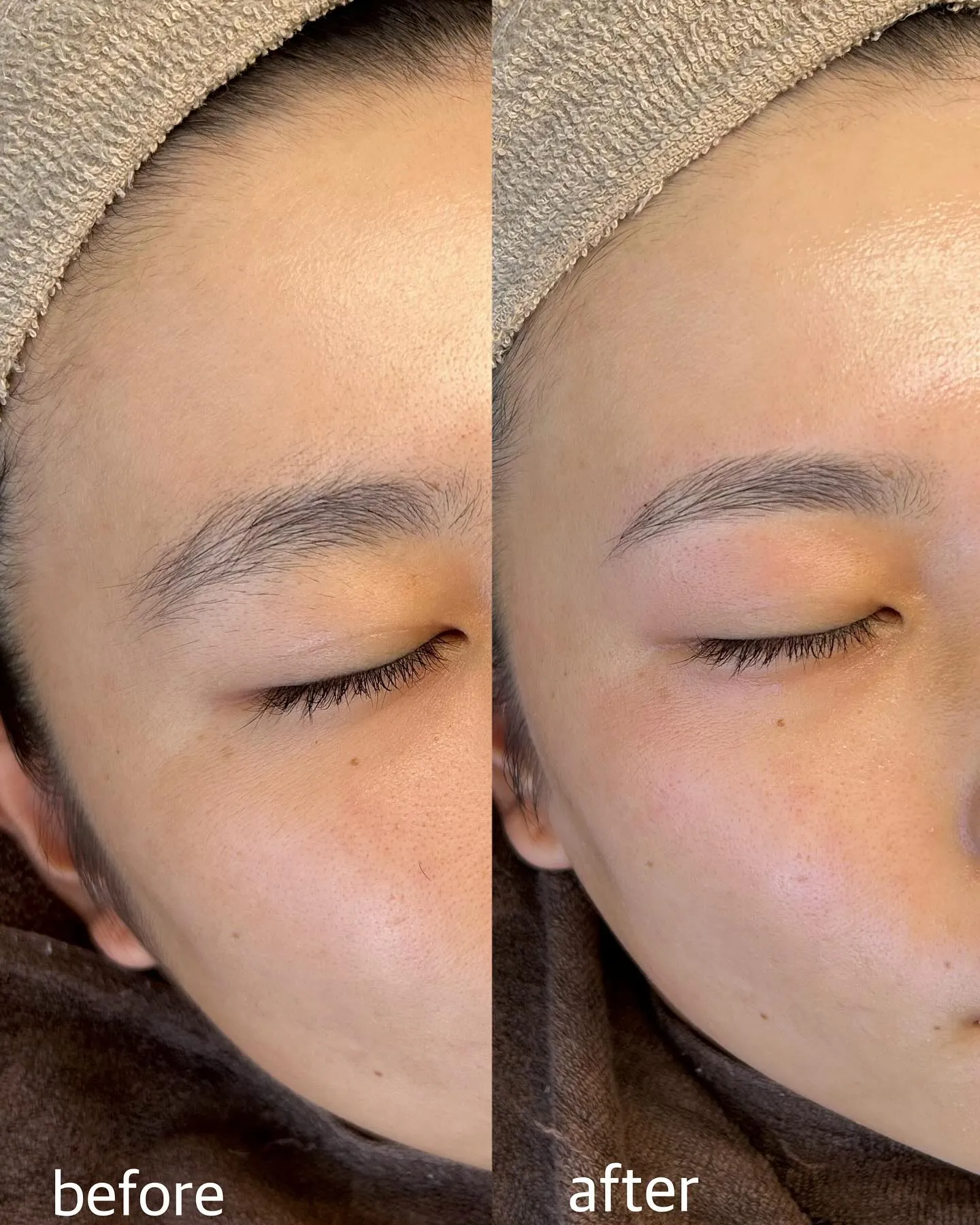 Face wax+eyebrow styling🤍